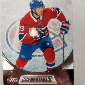 2021-22 Upper Deck Credentials Tylor Toffoli