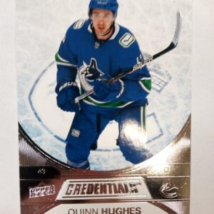 2021-22 Upper Deck Credentials Quinn Hughes