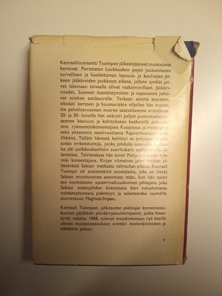 Sotilaan tilinpäätös - W.E. Tuompo 1967 (K) - Image 3