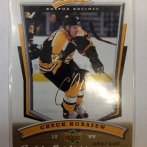 2007-2008 Upper Deck MVP Gold Scripts Chuck Kobasew /100