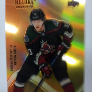 2022-2023 Upper Deck Allure Color Flow Orange-Yellow Nathan Smith