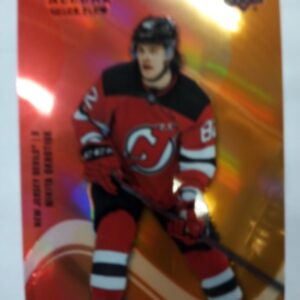 2022-2023 Upper Deck Allure Color Flow Red-Orange Nikita Okhotiuk
