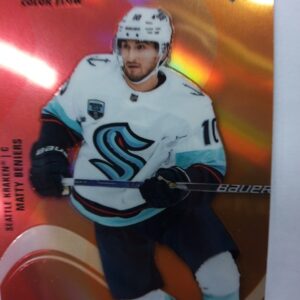 2022-2023 Upper Deck Allure Color Flow Red-Orange Matty Beniers