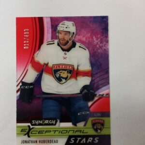 2021-22 UD synergy exceptionals stars Jonathan Huberdeau