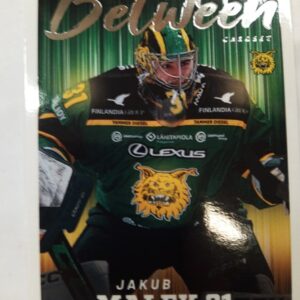 2023-2024 Cardset SM-Liiga the Pipes Between Jakub Malek