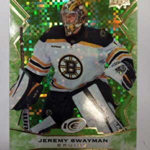 2022-2023 Upper Deck Ice Green Jeremy Swayman