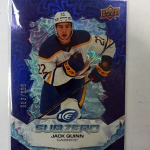 2022-2023 Upper Deck Ice rookie sub zero Jack Quinn