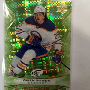 2022-2023 Upper Deck Ice rookie green Owen Power