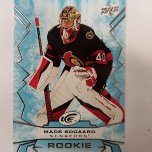 2022-2023 Upper Deck Ice rookie Mads Sogaard