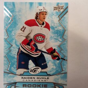 2022-2023 Upper Deck Ice rookie Kaiden Guhle