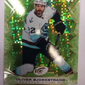 2022-2023 Upper Deck Ice Green Oliver Björkstrand