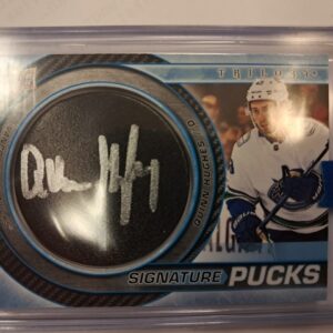 2022-23 Trilogy Signature Pucks Quinn Hughes