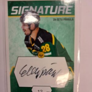 2021-22 Cardset Signature Eetu Päkkilä /125