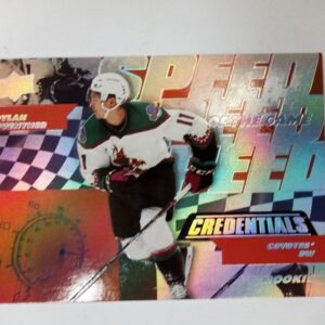 2022-2023 Upper Deck Credentials Speed of the Game Dylan Guenther