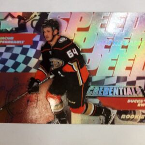 2022-2023 Upper Deck Credentials Speed of the Game Rookie Jacob Perreault
