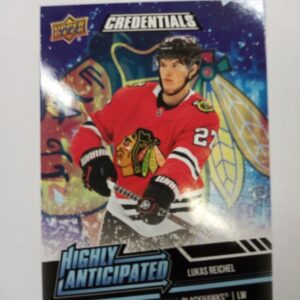 2022-2023 Upper Deck Credentials Higly Anticipated Lukas Reichel
