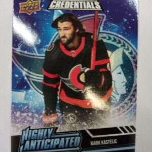 2022-2023 Upper Deck Credentials Higly Anticipated Mark Kastelic