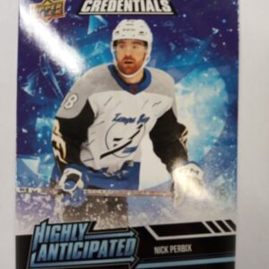 2022-2023 Upper Deck Credentials Higly Anticipated Nick Perbix