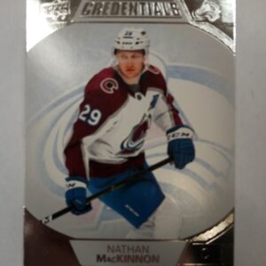 2022-2023 Upper Deck Credentials Nathan McKinnon