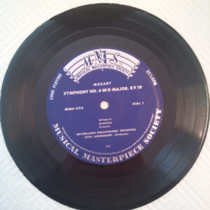 LP Musical Masterpiece Society - Mozart - Symphony No.4 & No. 10 (K)