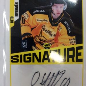 2023-2024 Cardset SM Liiga nimikirjoituskortti Otto Kivimäki