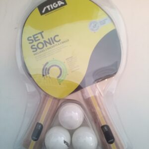 Stiga pöytätennis 2 mailan ja 3 pallon setti (K)