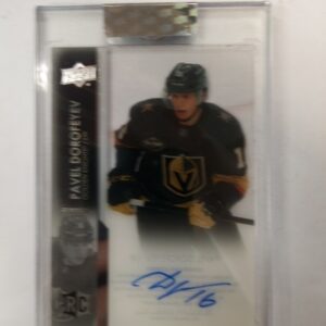 2022-2023 UD clear cut pavel Dorofeyev signature