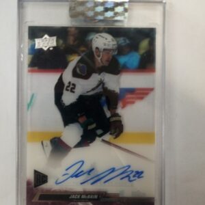 2022-2023 UD clear cut RC Jack McBain signature