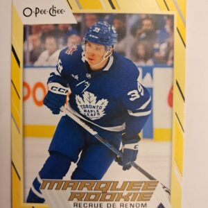 2023-24 O-Pee-Chee Yellow Marquee Rookie Fraser Minten