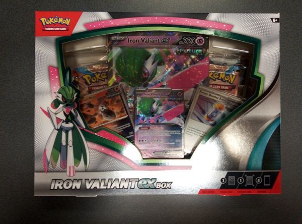 Pokémon TCG: Scarlet and Violet Iron Valiant ex Box