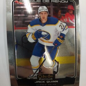 2022-2023 Upper Deck O-Pee-Chee Platinum Marquee Rookie Jack Quinn
