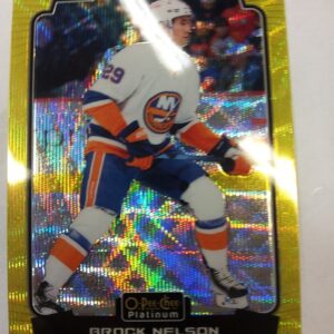 2022-2023 O-Pee-Chee Olle Brock Nelson Neon Yellow Surge