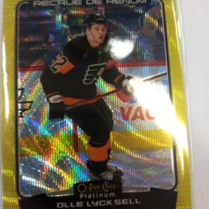 2022-2023 O-Pee-Chee Olle Lycksell Neon Yellow Surge