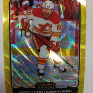 2022-2023 Upper Deck O-Pee-Chee Platinum Neon Yellow Surge Jonathan Huberdeau