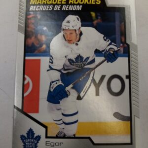 2020-2021 O-Pee-Chee Marquee Rookie recrues de renom Egor Korshkov