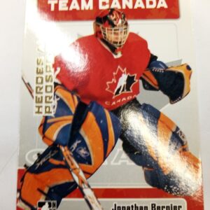 2006-2007 In The Game Inc. Heroes and Prospects Jonathan Bernier