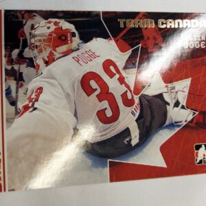 2006-2007 In The Game Inc. Between the Pipes Team Canada Justin Pogge