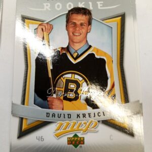 2007-2008 UD mvp Rookie David Krejci