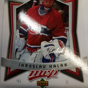 2007-2008 UD mvp Rookie Jaroslav Halak