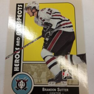 2007-2008 In The Game Inc. CHL Heroes and Prospects Brandon Sutter