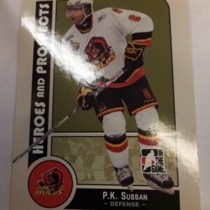 2007-2008 In The Game Inc. CHL Heroes and Prospects P.K. Subban