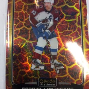 2022-2023 O-Pee-Chee Platinum Gabriel Landeskog Hot Magma