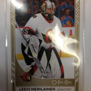 2023-2024 Upper Deck Series Two O-Pee-Chee Gold Glossy Leevi Meriläinen