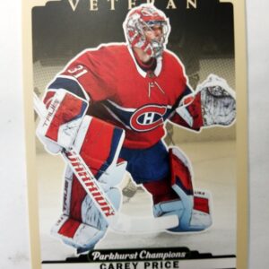 2022-2023 UD Parkhurst Champions Veteran Carey Price