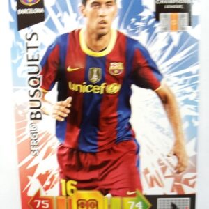 2010-2011 Panini Adrenalyn XL Champions League Sergio Busquets