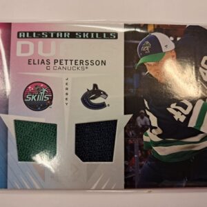 2023-24 SP Game Used All-Star Skills Duals Jersey Elias Pettersson