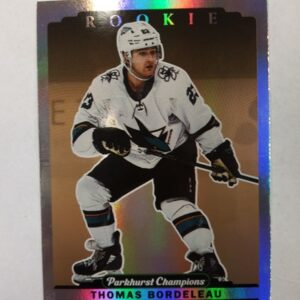 2022-2023 UD Parkhurst Champions Rookie Gold Rainbow Thomas Bordeleau