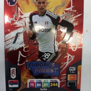 2024 Panini Plus AdrenalynXL Europe's Finest Sasa Lukic