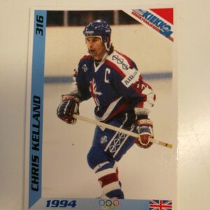 Jääkiekkokortit -94 keräilysarja Chris Kelland (K)