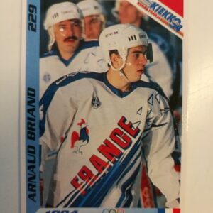 Jääkiekkokortit -94 keräilysarja Arnaud Briand (K)